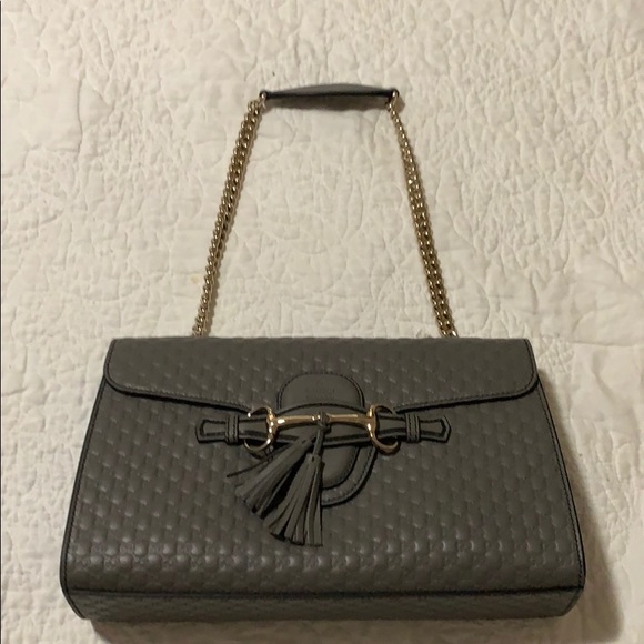 Gucci hand bag. Grey. - Picture 1 of 4